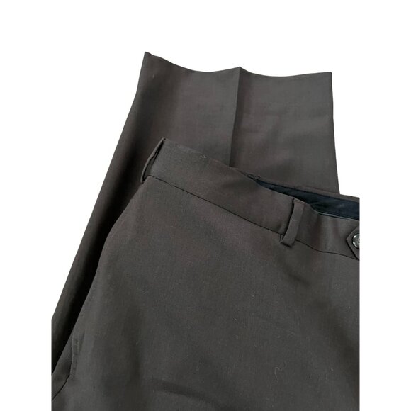 Jos A Bank Signature Collection Mens Ankle Trousers Pants Brown Straight Leg 43W - Picture 5 of 10